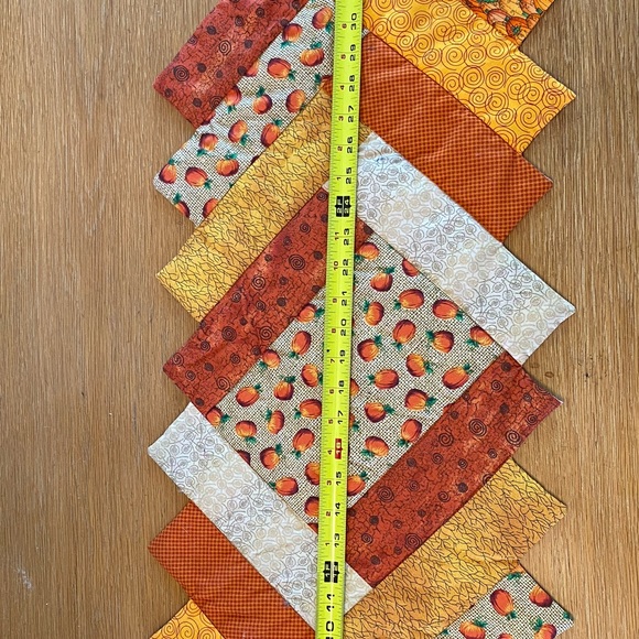 Handmade Fall Reversible Table Runner - Picture 8 of 9